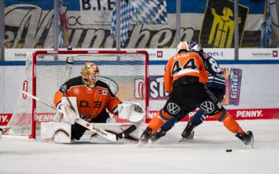 EHC Red Bulls München gehen gegen Wolfsburg leer aus