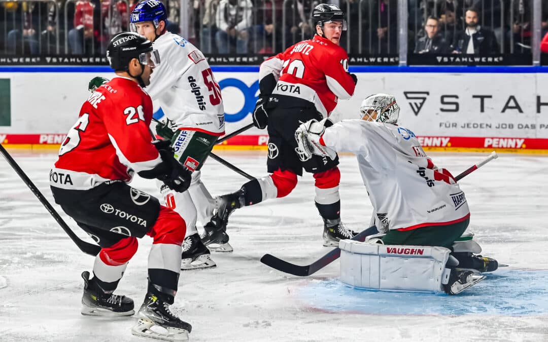 Arbeitssieg der Kölner Haie über die Augsburger Panther