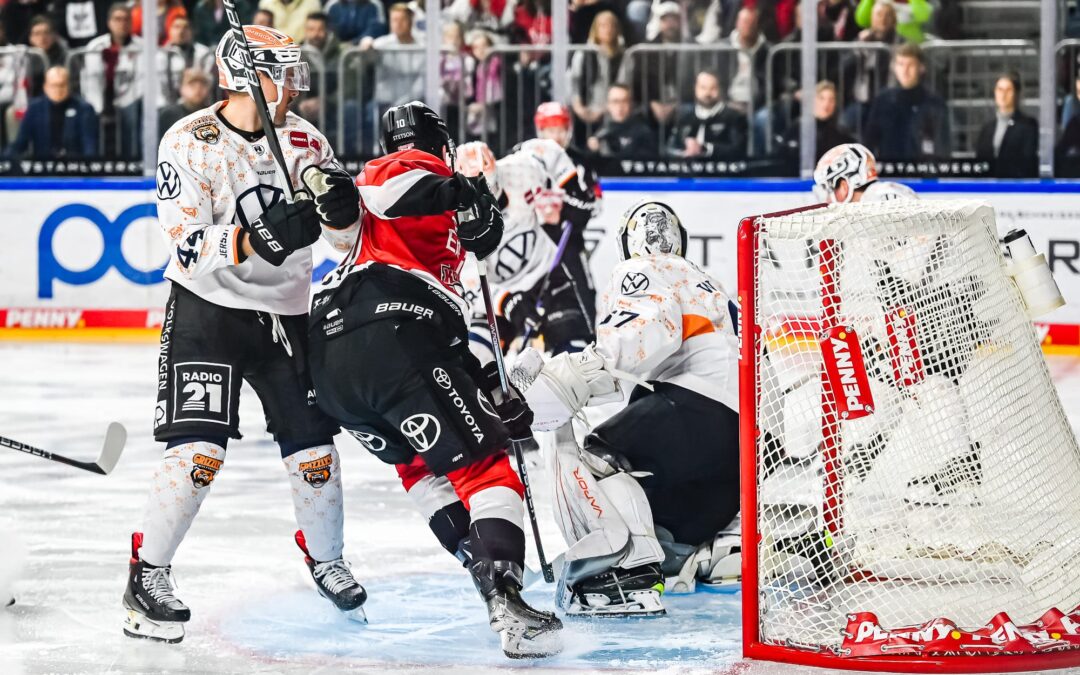 Knappe Niederlage der Kölner Haie gegen die Grizzlys Wolfsburg