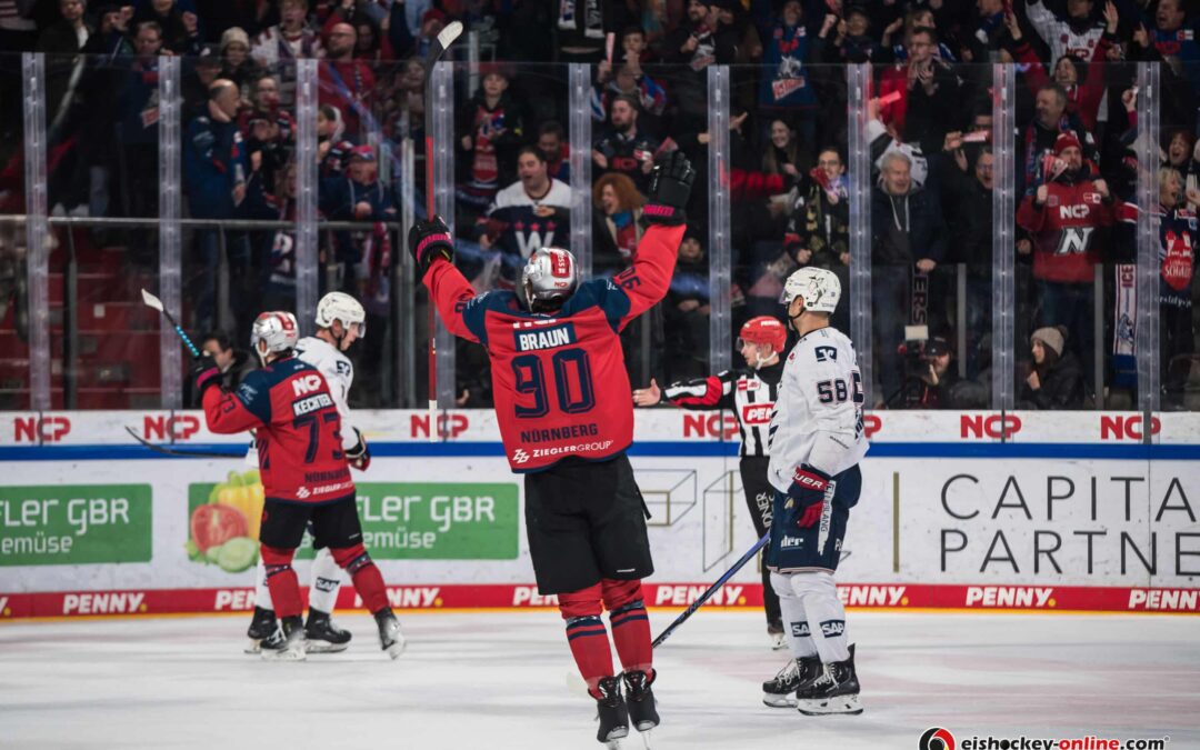 Überzeugender Sieg der Nürnberg Ice Tigers gegen Adler Mannheim