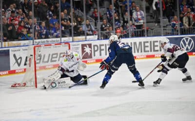 Engagierte Adler Mannheim müssen sich Eisbären Berlin geschlagen geben