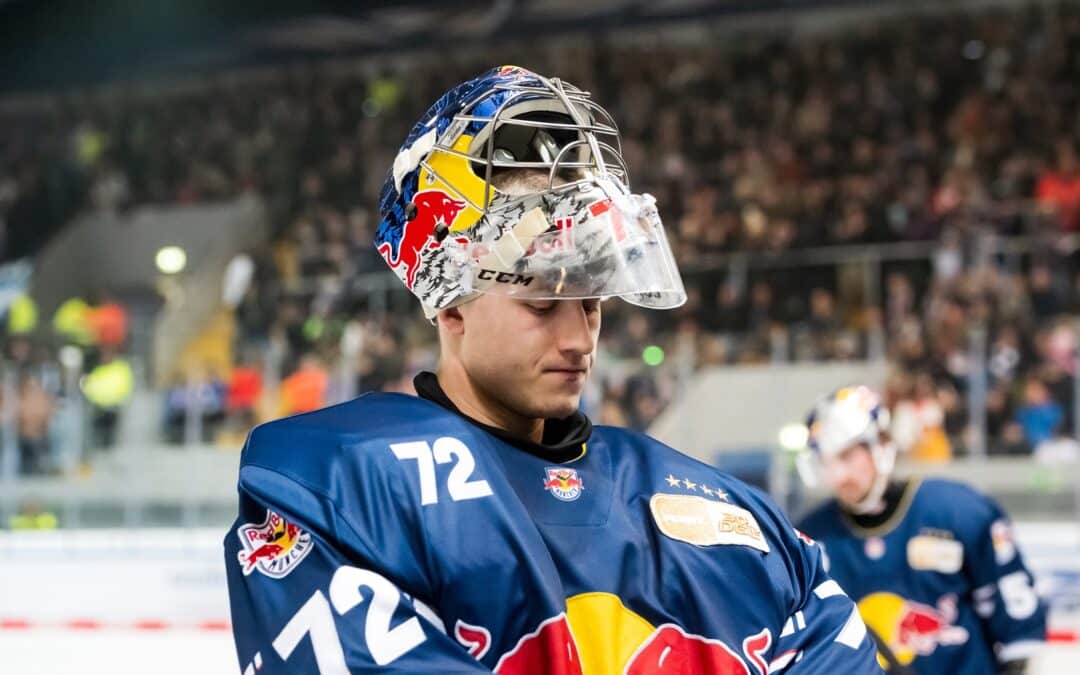 Shutout für Daniel Allevena vom EHC Red Bull München gegen Schwenningen