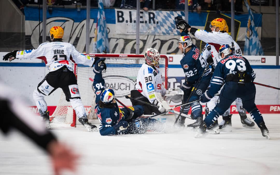 EHC Red Bull München knapp siegreich gegen Bremerhaven Fischtowns