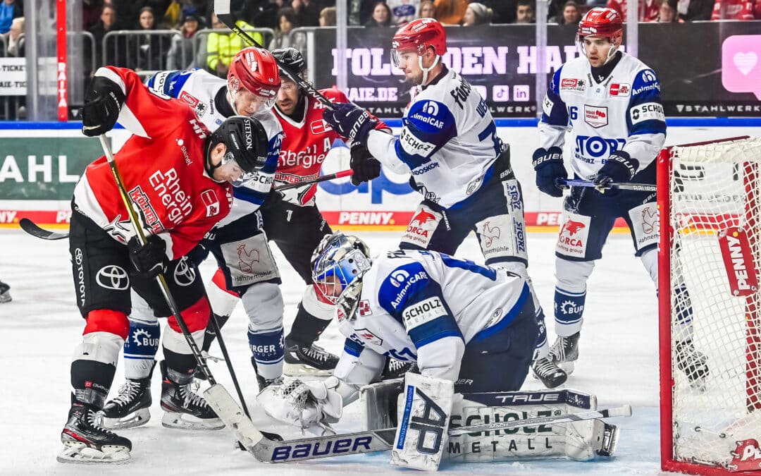 Kölner Haie gewinnen in wieder einmal ausverkaufter Lanxess Arena gegen die Schwenninger Wild Wings