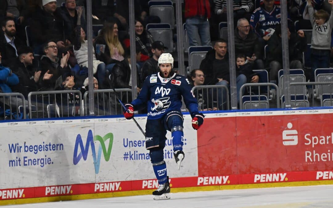 Adler Mannheim erarbeiten sich drei Punkte gegen Iserlohn Roosters