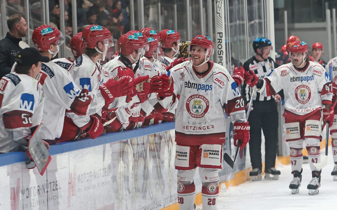 EV Landshut Derbysieger gegen ESV Kaufbeuren