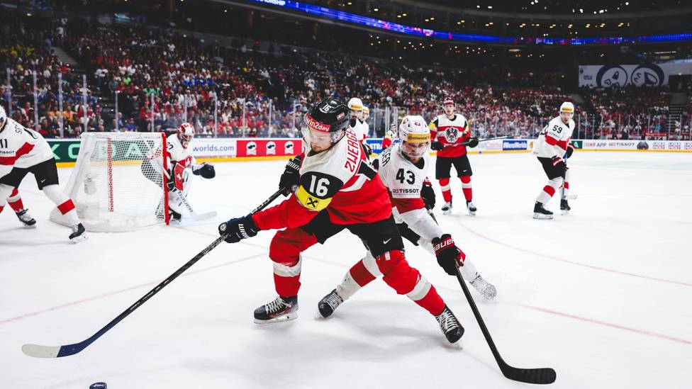 11 Tore im Alpenduell zwischen Österreich und Schweiz bei der Eishockey WM 2024