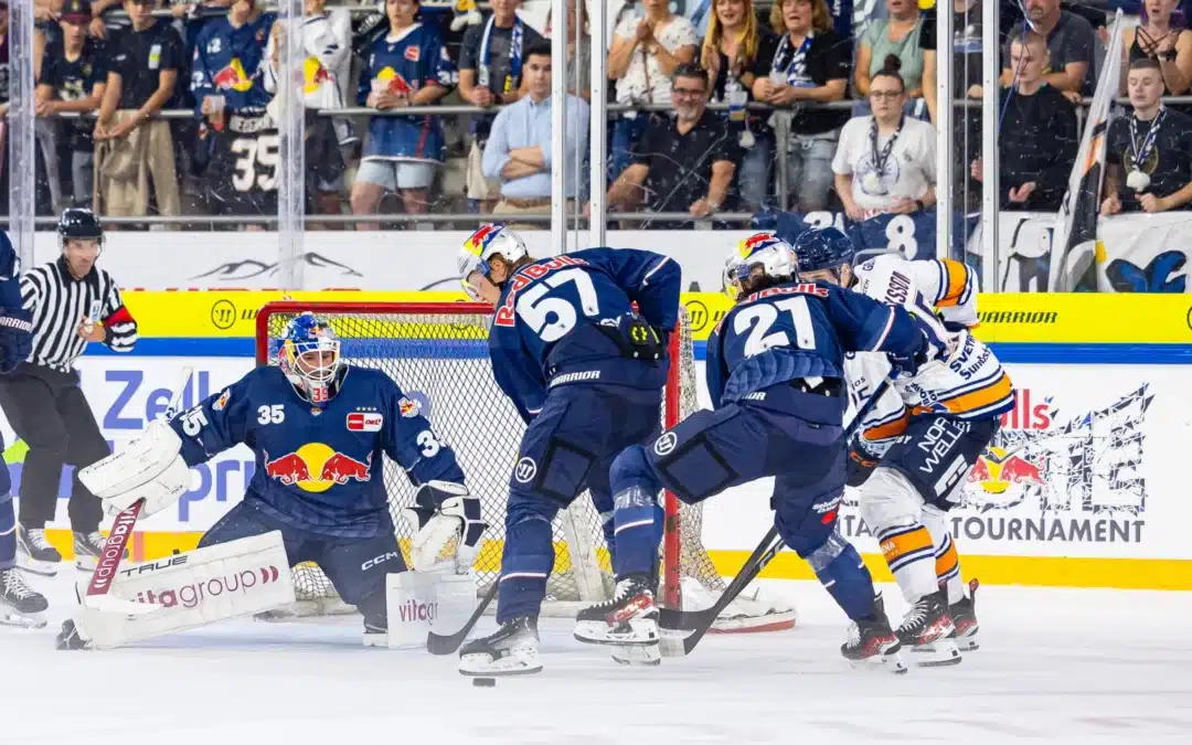 Red Bulls München unterliegen Växjö Lakers klar beim Red Bulls Salute 2024