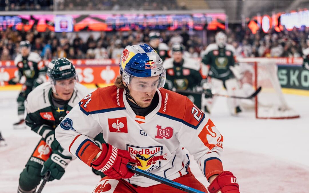 Red Bulls Salzburg feiern Eishockeyfest in der Champions Hockey League