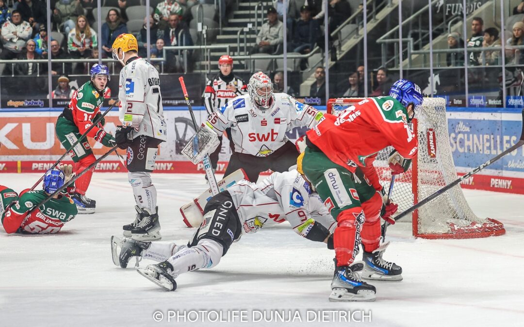 Bremerhaven Pinguins überollen die Augsburger Panther im heimischen Stadion